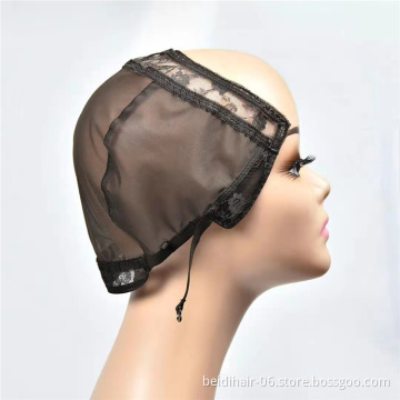 Wholesale Adjustable Wig Cap Elastic net Mesh Breathable Wig Caps For Making Wigs